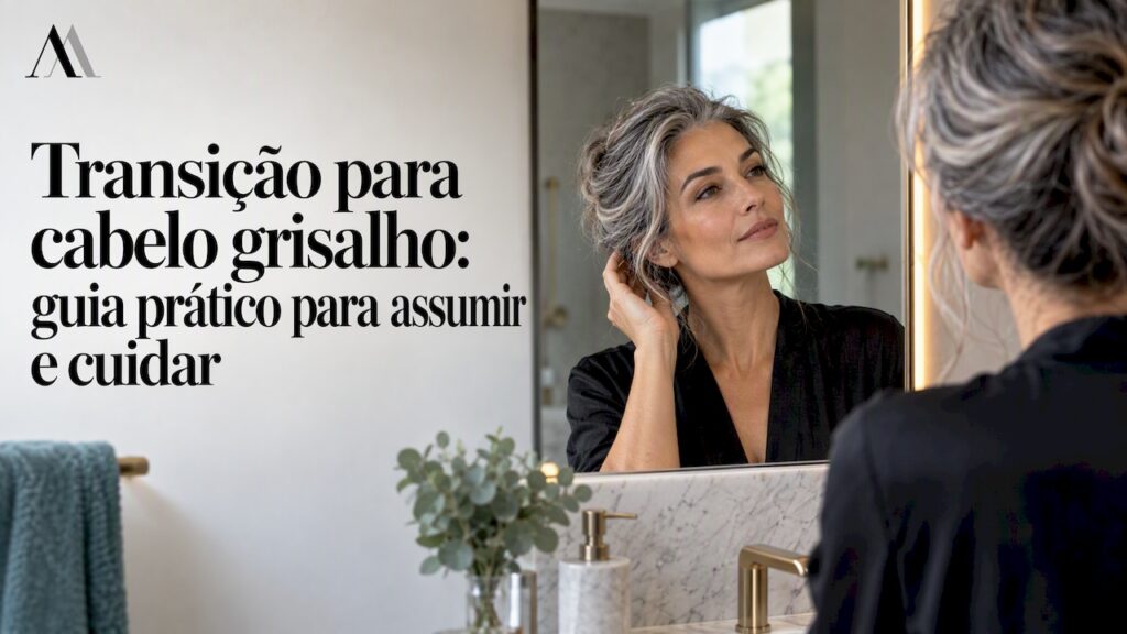 Transição para cabelo grisalho: guia prático para assumir e cuidar